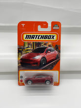 Load image into Gallery viewer, Matchbox Tesla Model Y (Red)
